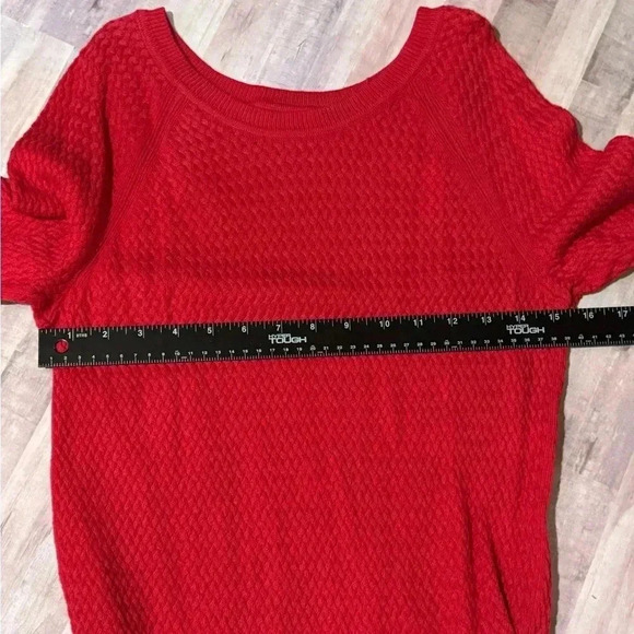 Sonoma Women’s Knit Red Sweater Size Small - Picture 7 of 7